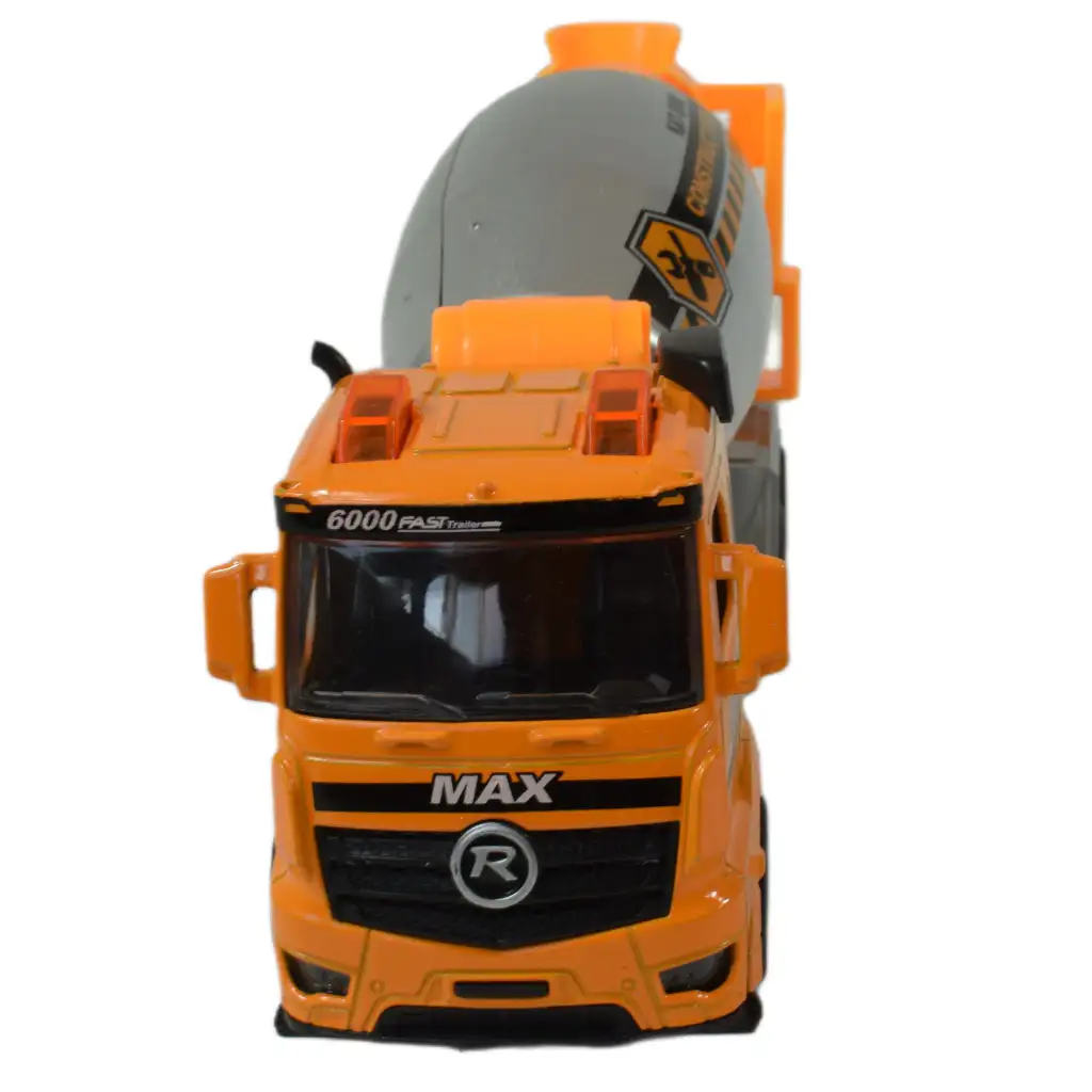 Service Team: Építőipari lendkerekes teherautó fénnyel és hanggal többféle változatban 20cm kép 9