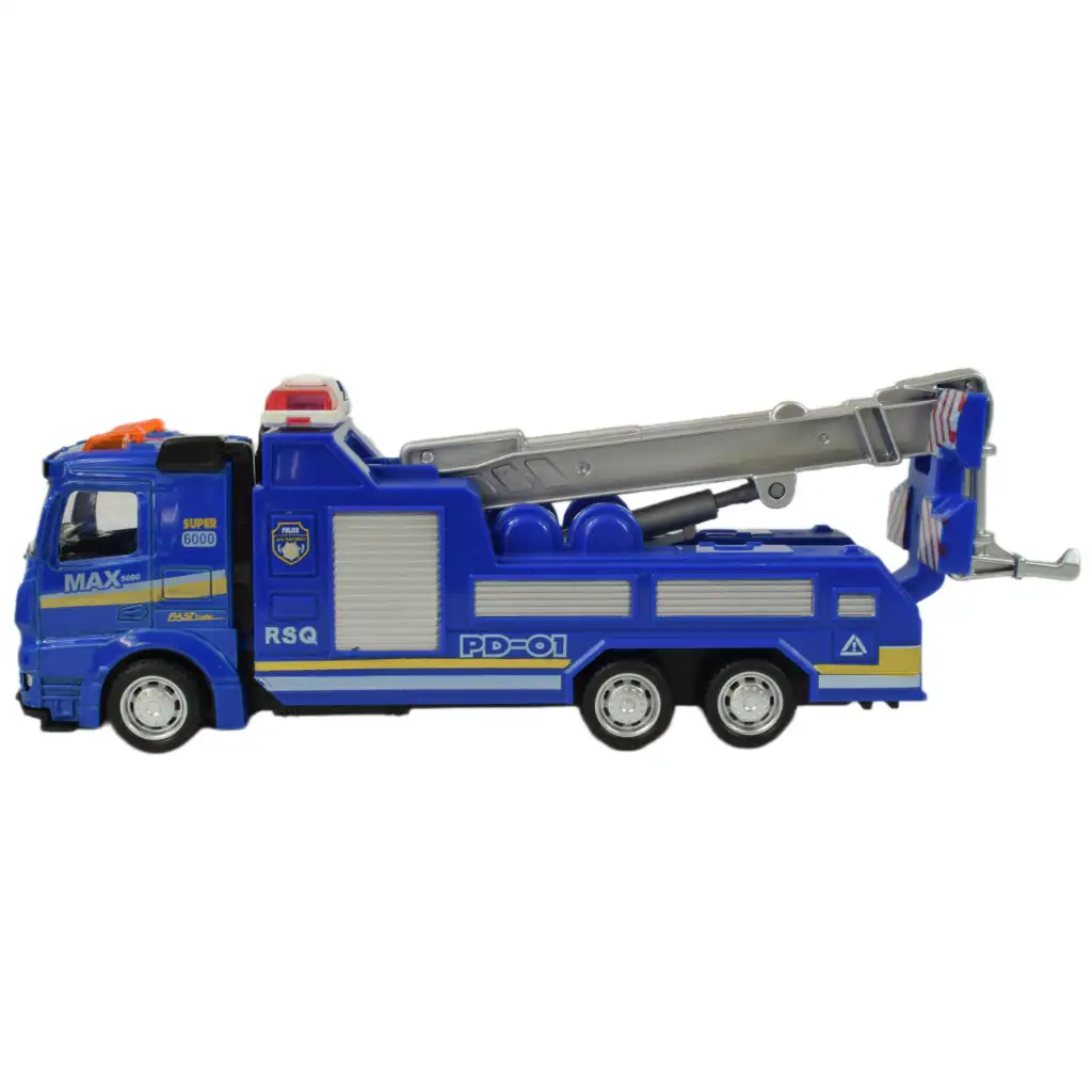 Magic Truck: Rendőrségi lendkerekes kamion többféle változatban 20cm kép 2