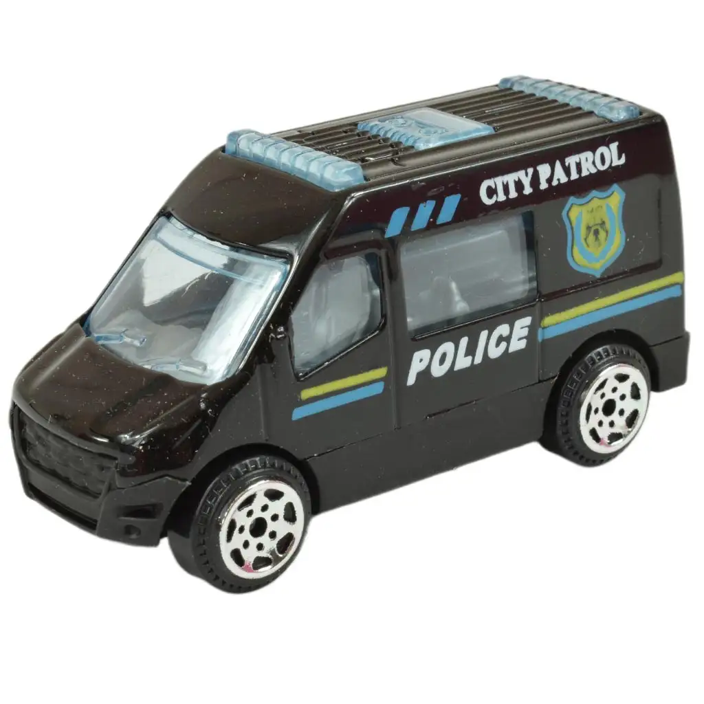 World of Trucks: Rendőrségi kisautó többféle változatban 7cm kép 5