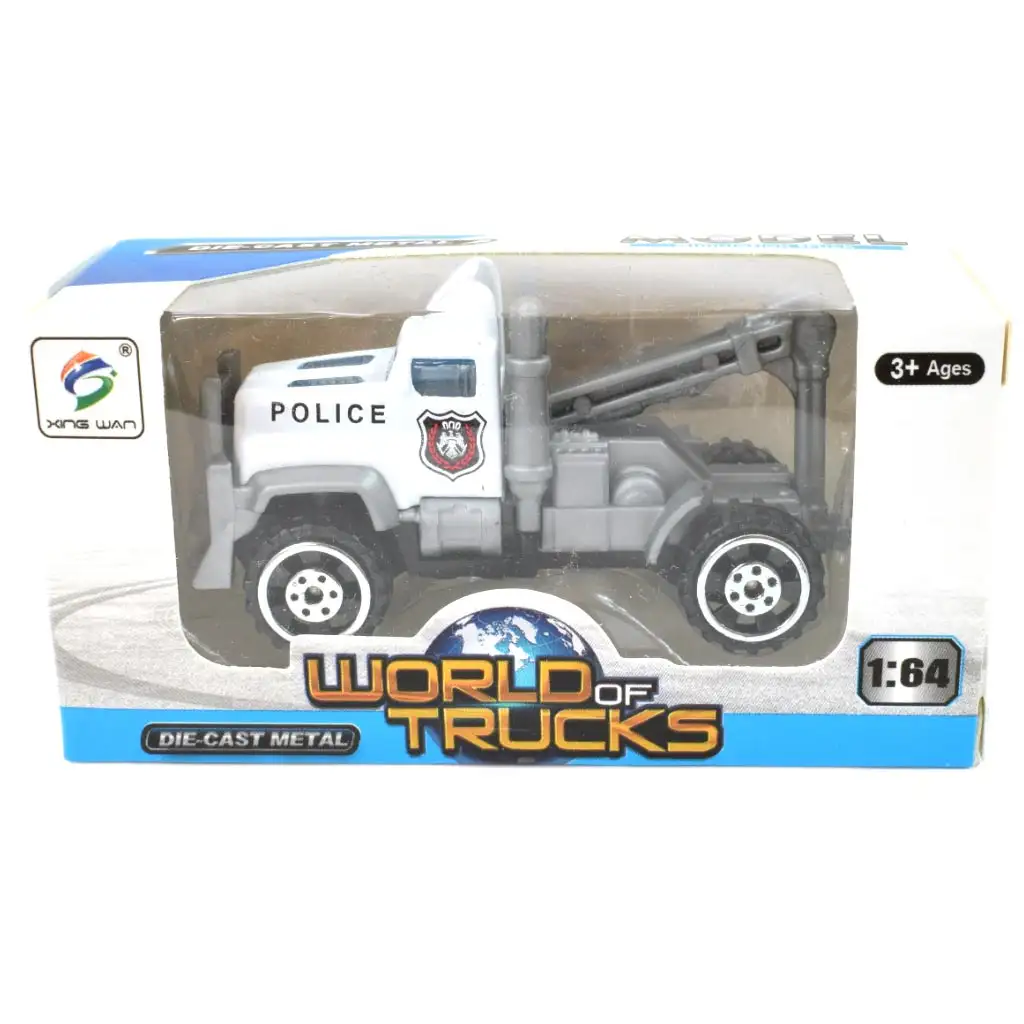 World of Trucks: Rendőrségi kisautó többféle változatban 7cm kép 6