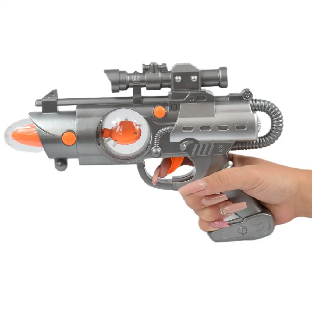 Space Warior: Elektromos űrfegyver fénnyel és hanggal 27cm kép 4