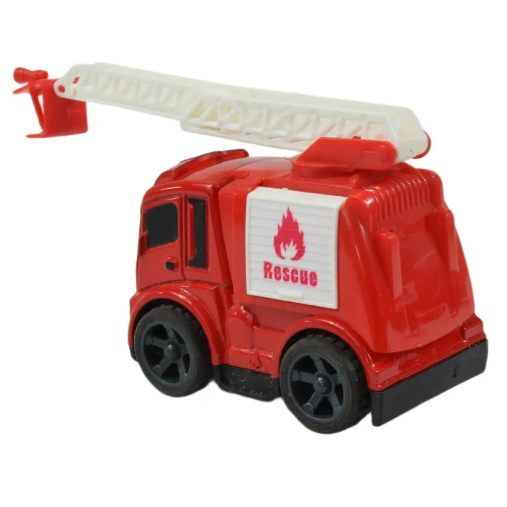 Fire Rescue: Tűzoltósautó kétféle változatban, lendkerekes kialakítással 1db kép 3