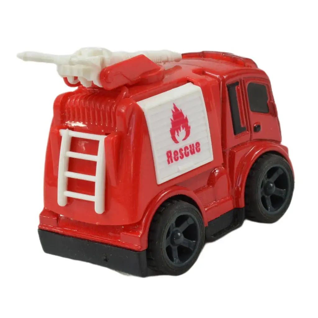 Fire Rescue: Tűzoltósautó kétféle változatban, lendkerekes kialakítással 1db kép 5