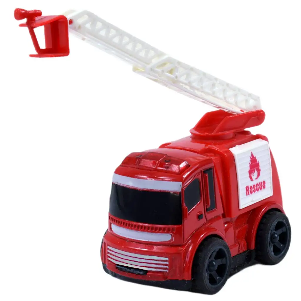 Fire Rescue: Tűzoltósautó kétféle változatban, lendkerekes kialakítással 1db kép 2