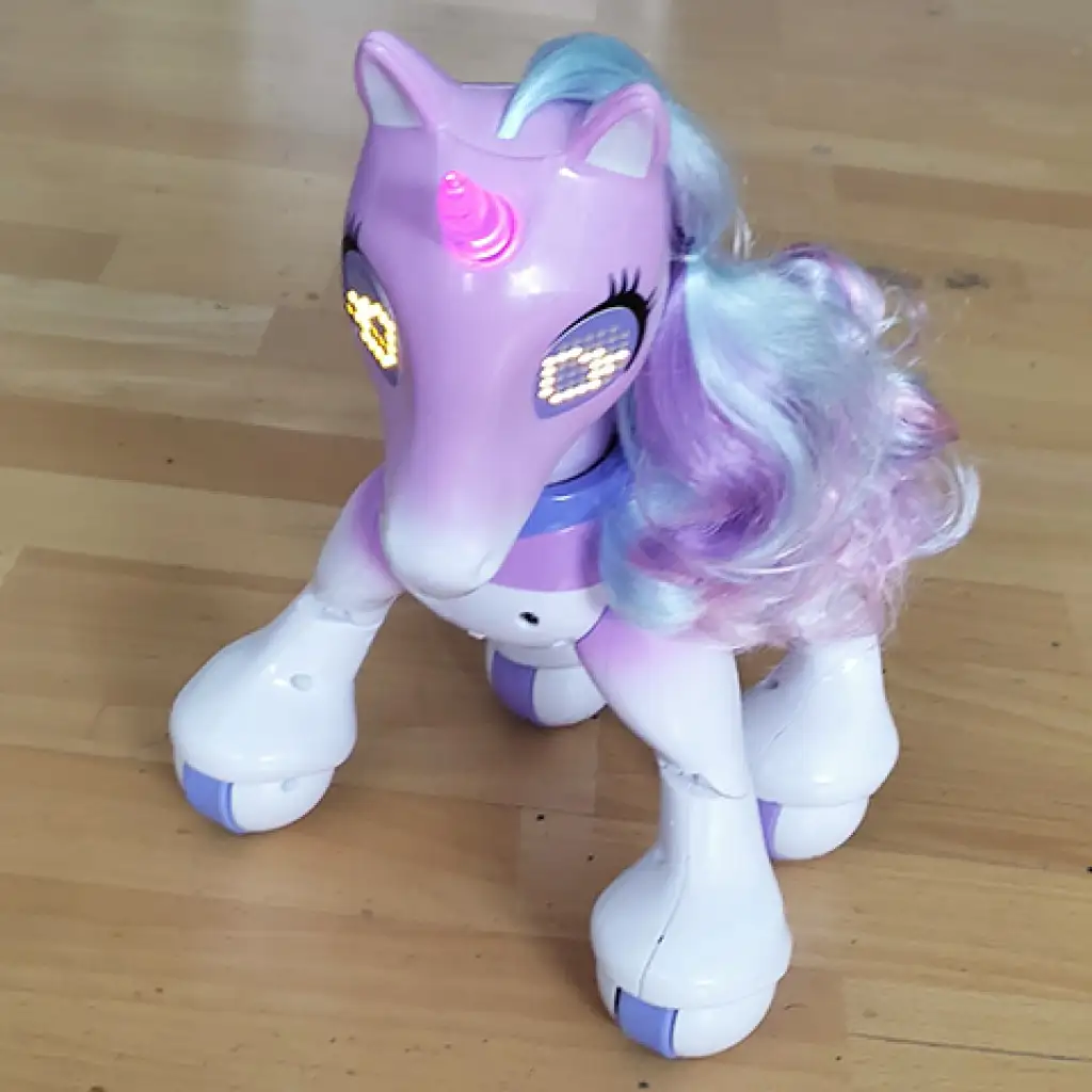 Csodálatos interaktív távirányítós unikornis 28cm kép 5