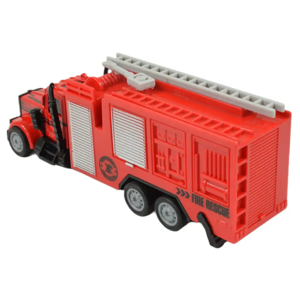 Fire Squad: Tűzoltó teherautó lendkerekes kialakítással kétféle változatban 1db kép 9