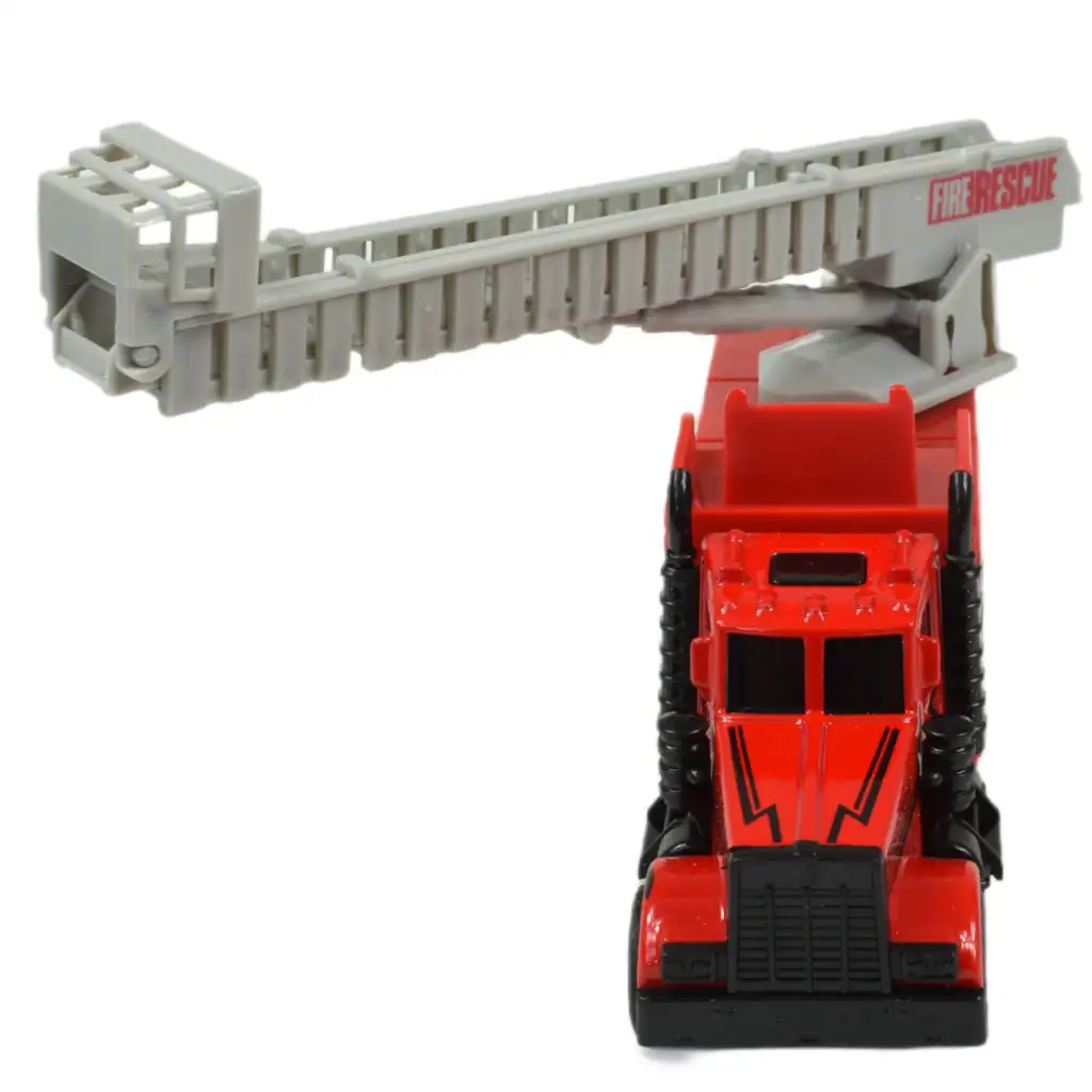 Fire Squad: Tűzoltó teherautó lendkerekes kialakítással kétféle változatban 1db kép 3