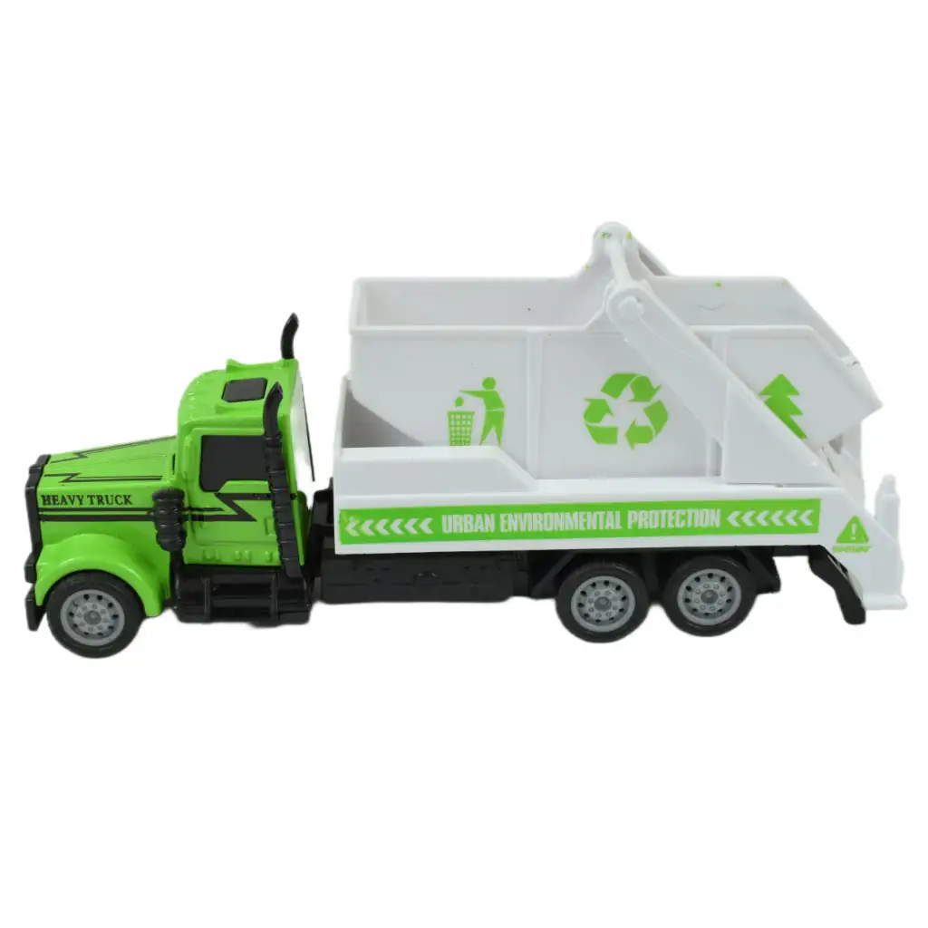 City Squad: Szemétszállító teherautó lendkerekes kialakítással kétféle változatban 1db kép 8