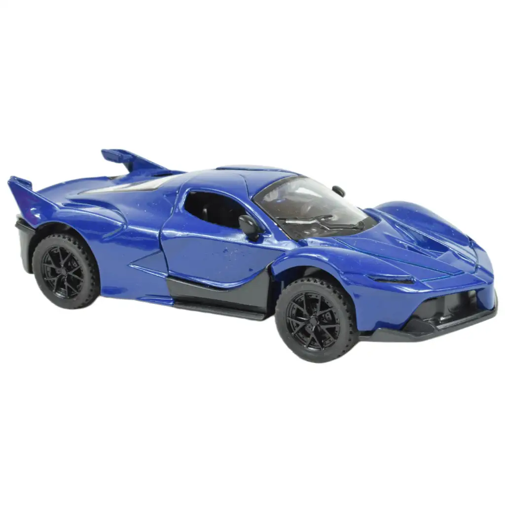 Die-Cast: Fém luxus sportautó nyitható ajtóval, többféle változatban 12cm 1db kép 14