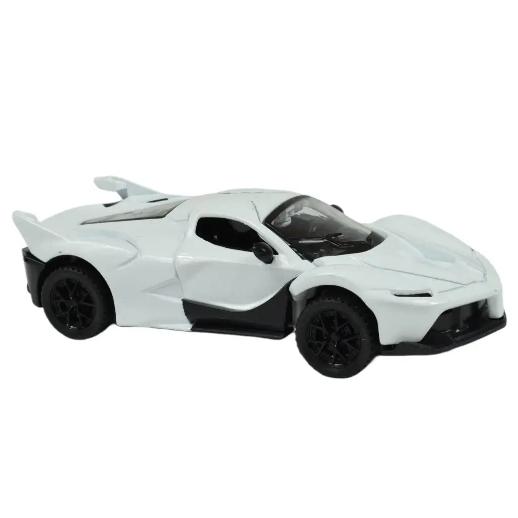 Die-Cast: Fém luxus sportautó nyitható ajtóval, többféle változatban 12cm 1db kép 19