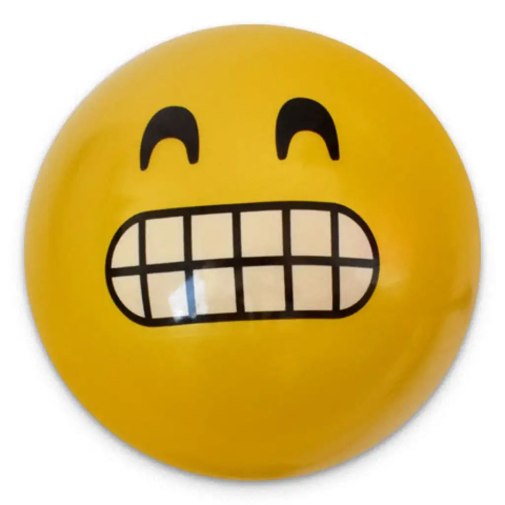 Smiley mintás gumilabda többféle változatban 23cm kép 3