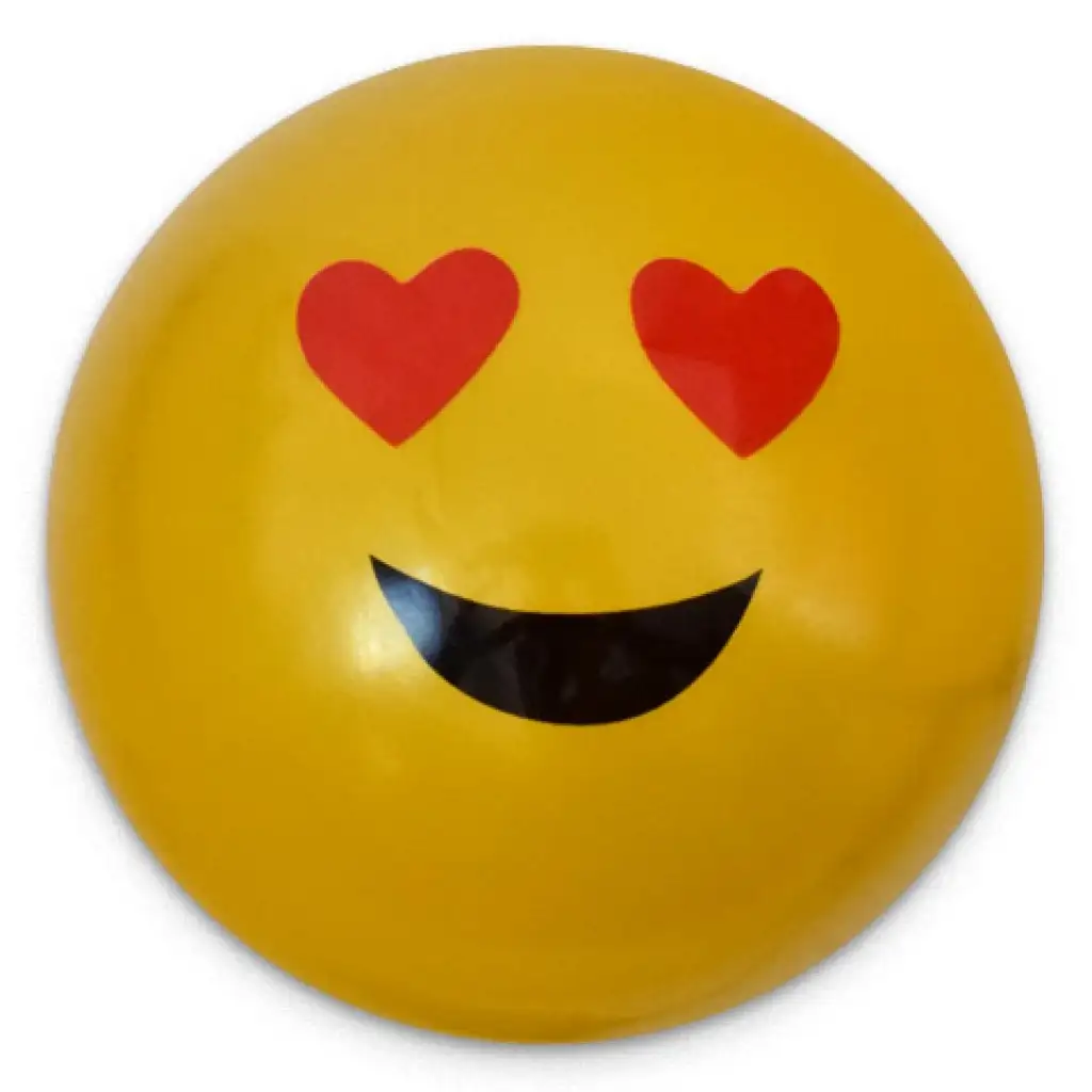 Smiley mintás gumilabda többféle változatban 23cm kép 4