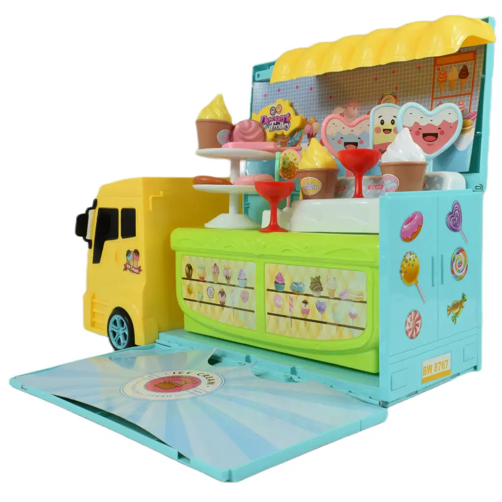 Touring Car: Desszertes autó édességekkel és kiegészítőkkel 40cm kép 10