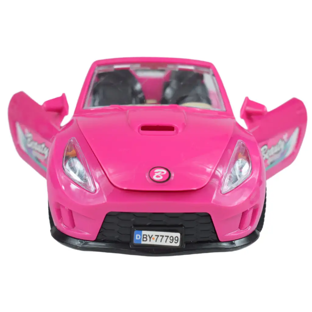 Fashion Sport Car: Rózsaszín sportautó szett fénnyel és hanggal, helikopterrel kép 5