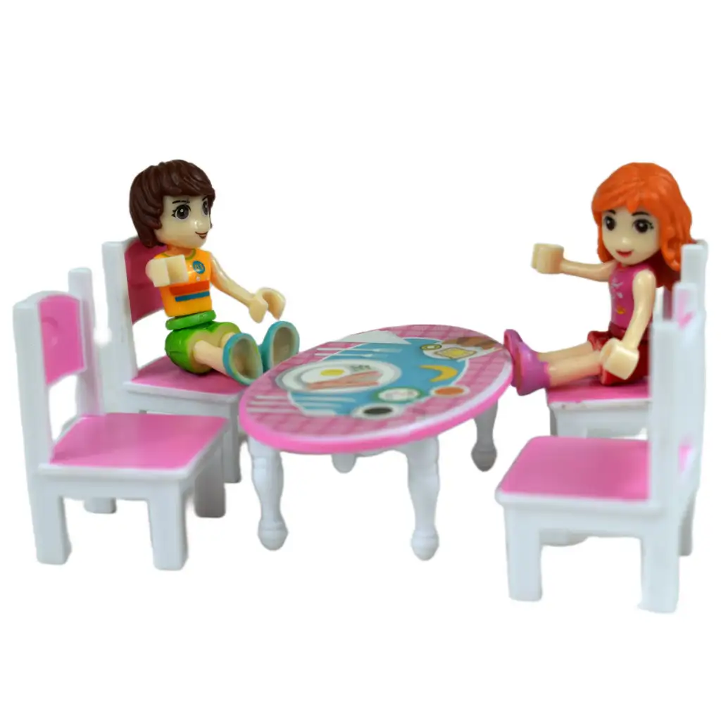 Fashion Sport Car: Rózsaszín sportautó szett fénnyel és hanggal, helikopterrel kép 2