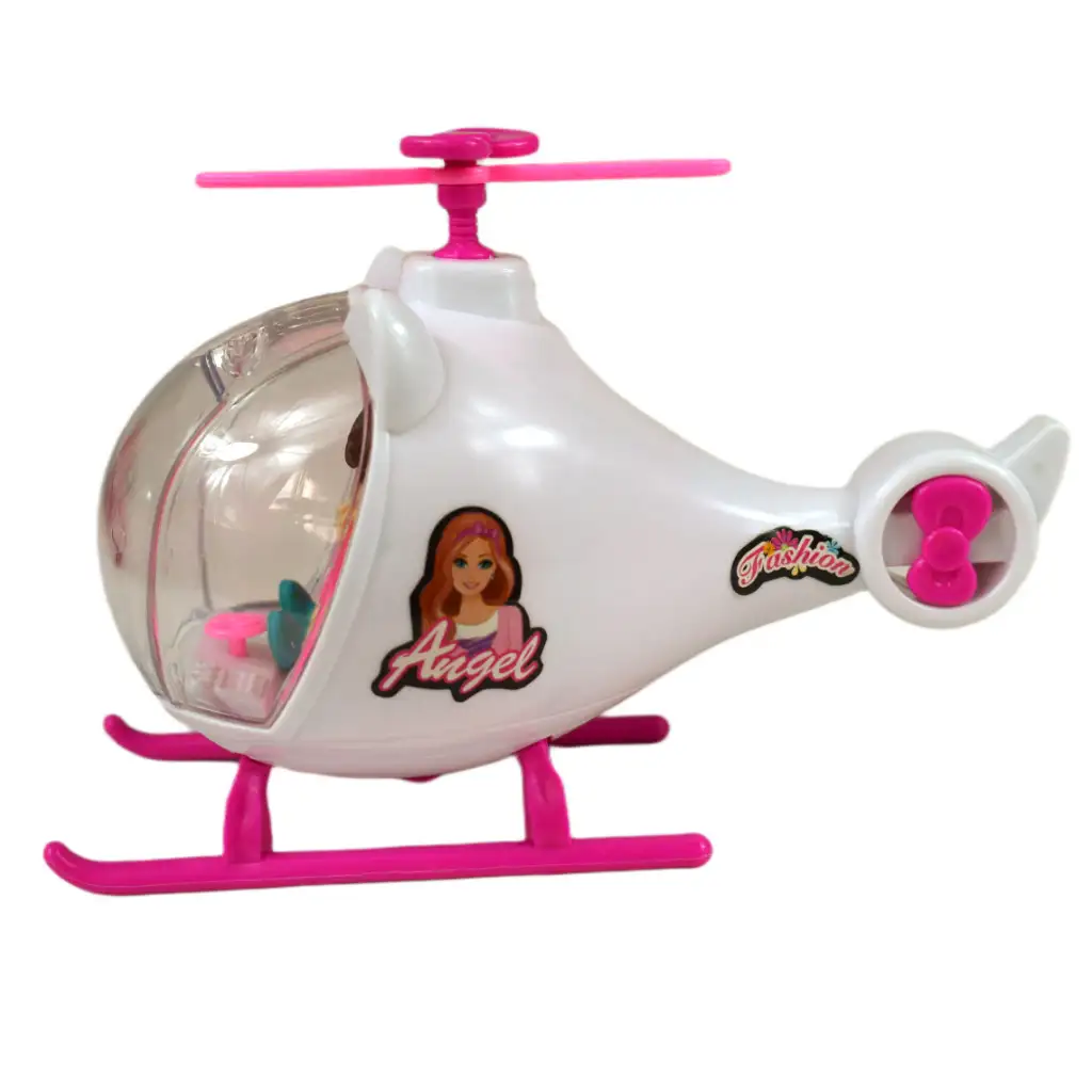 Fashion Sport Car: Rózsaszín sportautó szett fénnyel és hanggal, helikopterrel kép 13