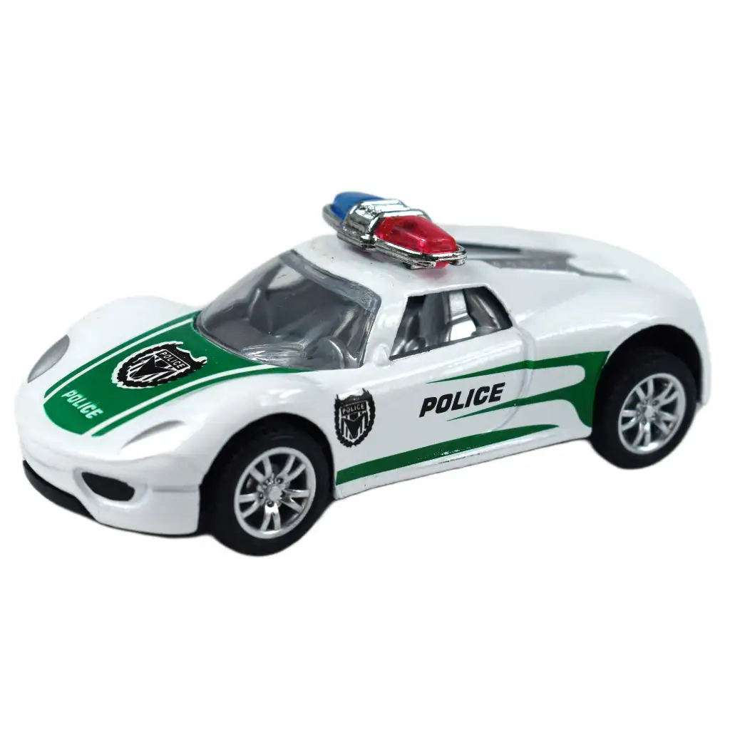 Police Cars: Fém rendőrautó szett többféle változatban 1/50 1db kép 2