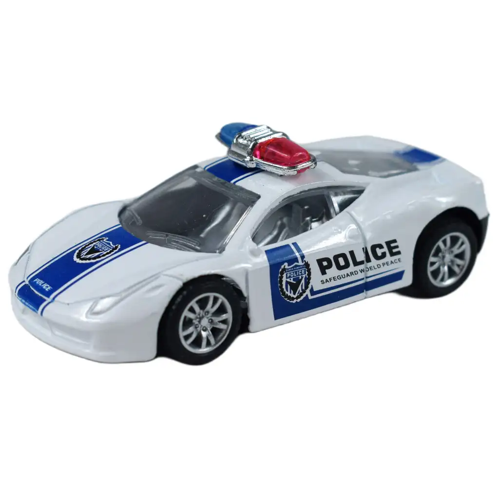 Police Cars: Fém rendőrautó szett többféle változatban 1/50 1db kép 4