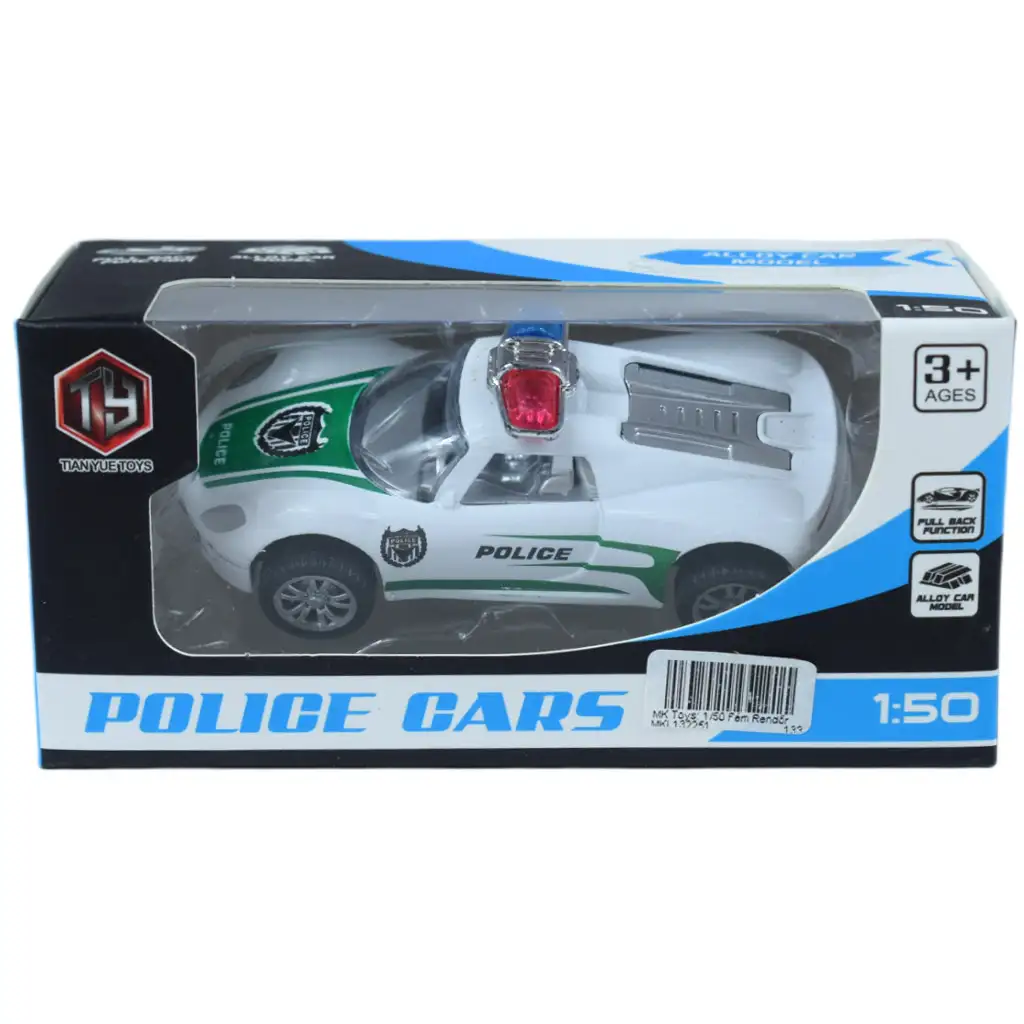 Police Cars: Fém rendőrautó szett többféle változatban 1/50 1db kép 10