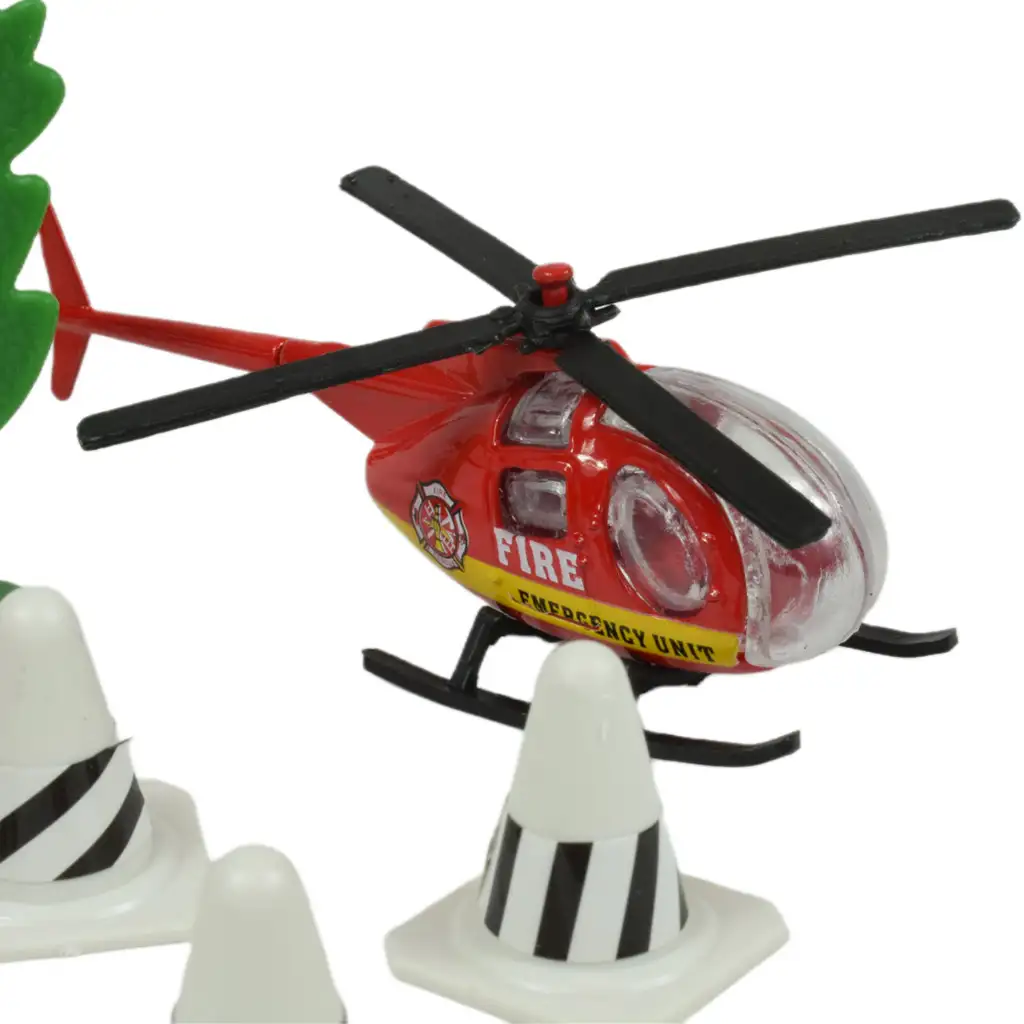 Fire Crew: Tűzoltó játékszett járművekkel és kiegészítőkkel többféle változatban 1db kép 4