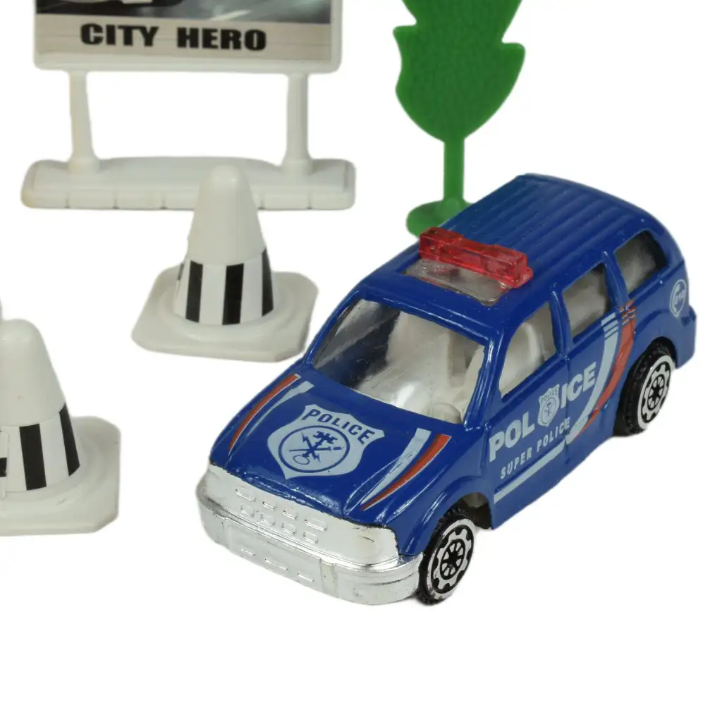 Police Set: Rendőrségi szett járművekkel és kiegészítőkkel többféle változatban 1db kép 13