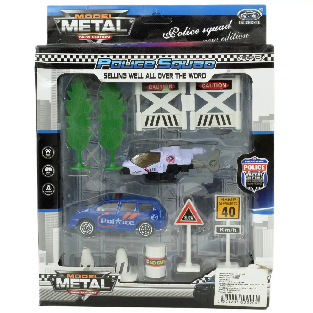 Police Set: Rendőrségi szett járművekkel és kiegészítőkkel többféle változatban 1db kép 15
