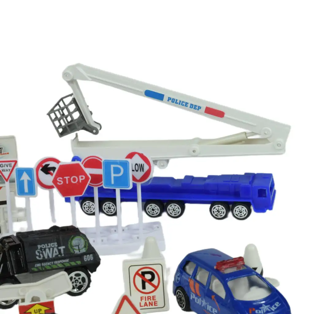 Police Squad: Rendőrségi játékszett járművekkel és kiegészítőkkel kétféle változatban kép 4