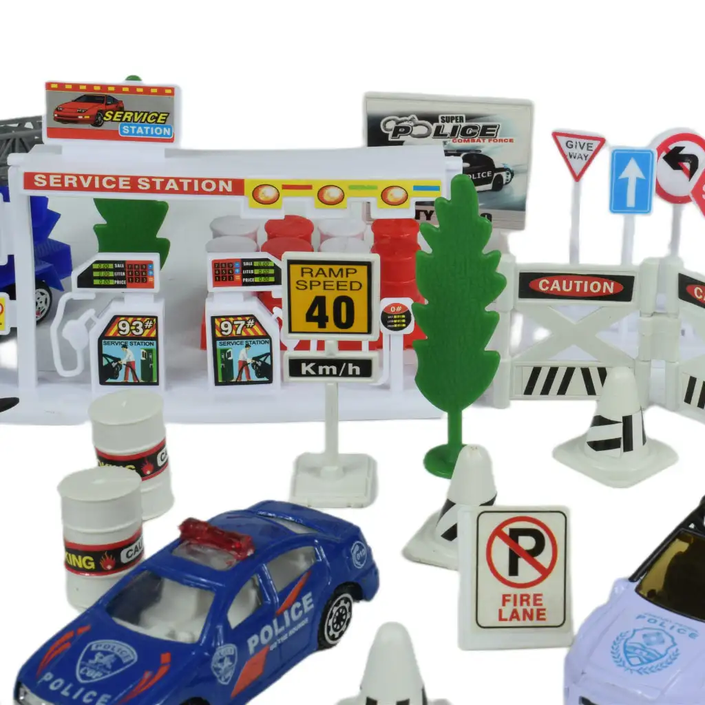 Police Squad: Rendőrségi játékszett járművekkel és kiegészítőkkel kétféle változatban kép 8