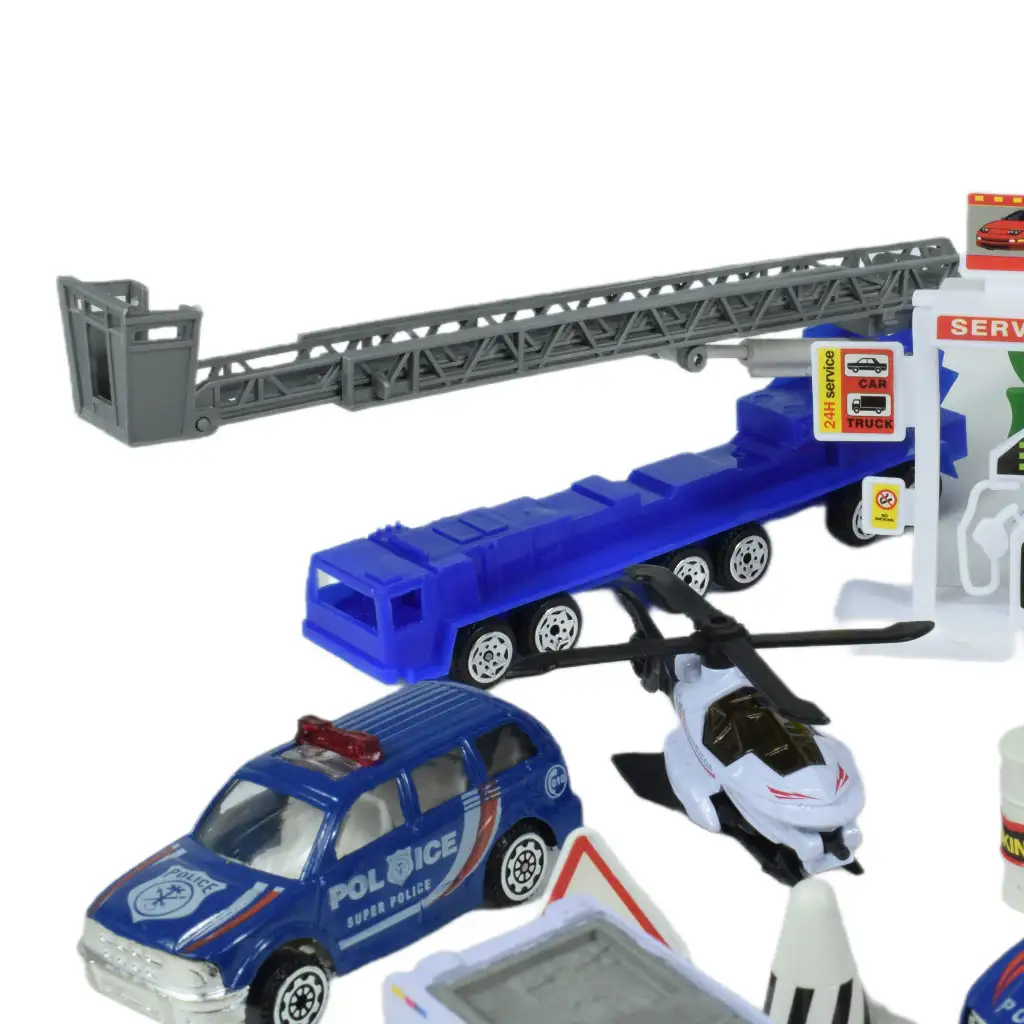 Police Squad: Rendőrségi játékszett járművekkel és kiegészítőkkel kétféle változatban kép 9