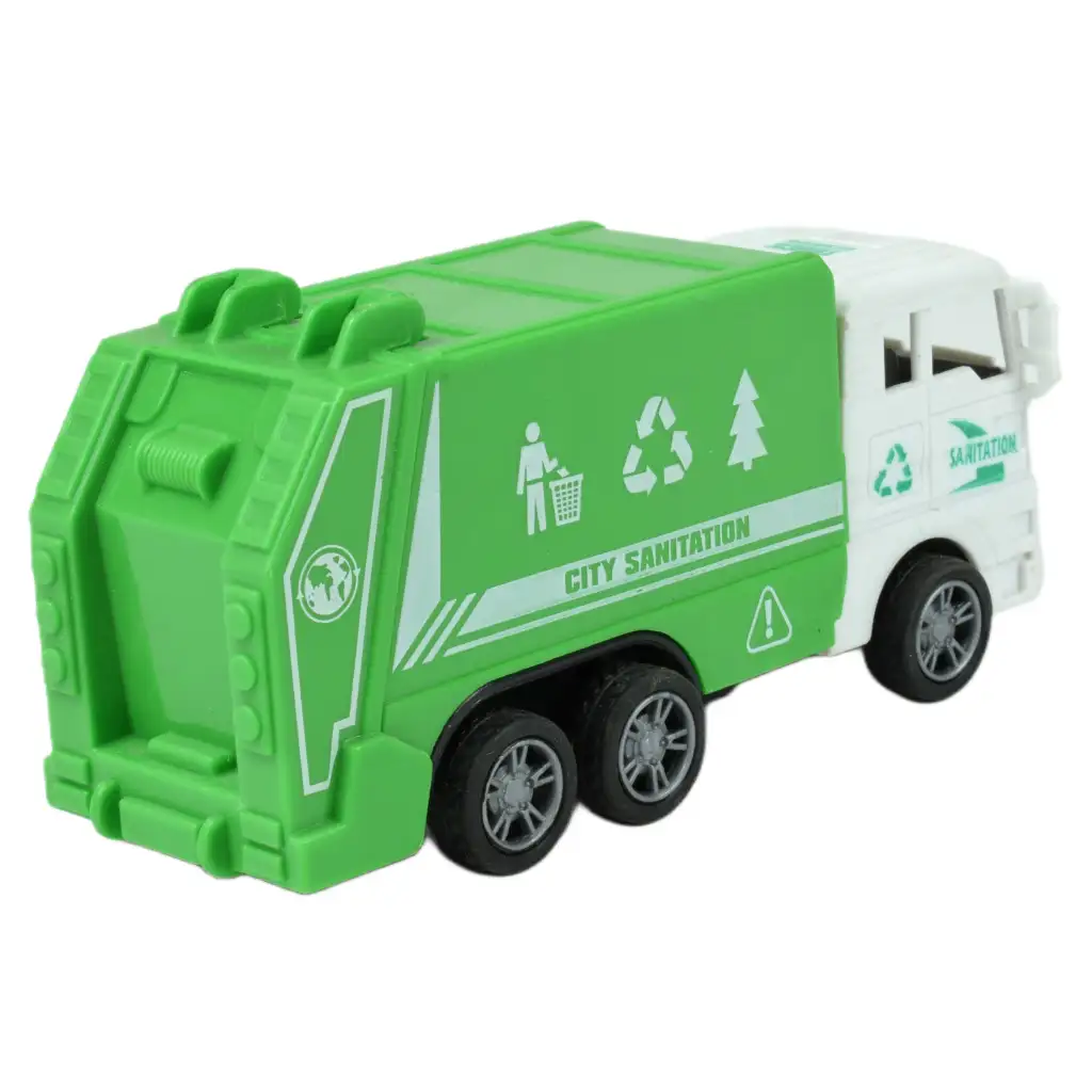 City Truck: Hulladékszállító kamion többféle változatban 12cm kép 4