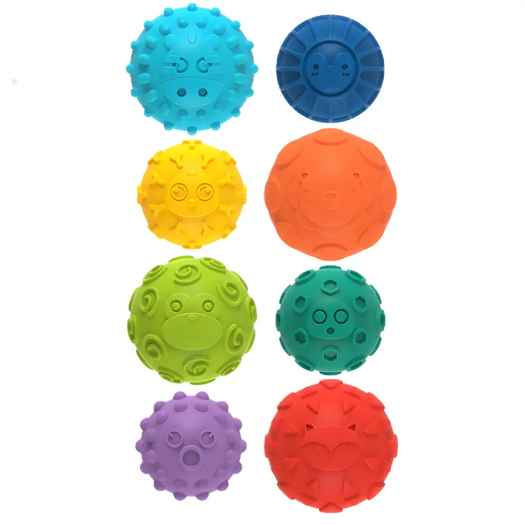 Touchball: Tapintás fejlesztő 8db-os labda szett kép 2