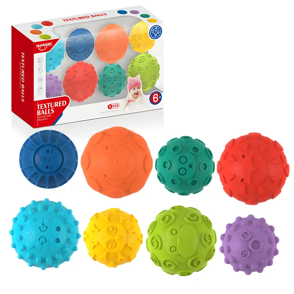 Touchball: Tapintás fejlesztő 8db-os labda szett