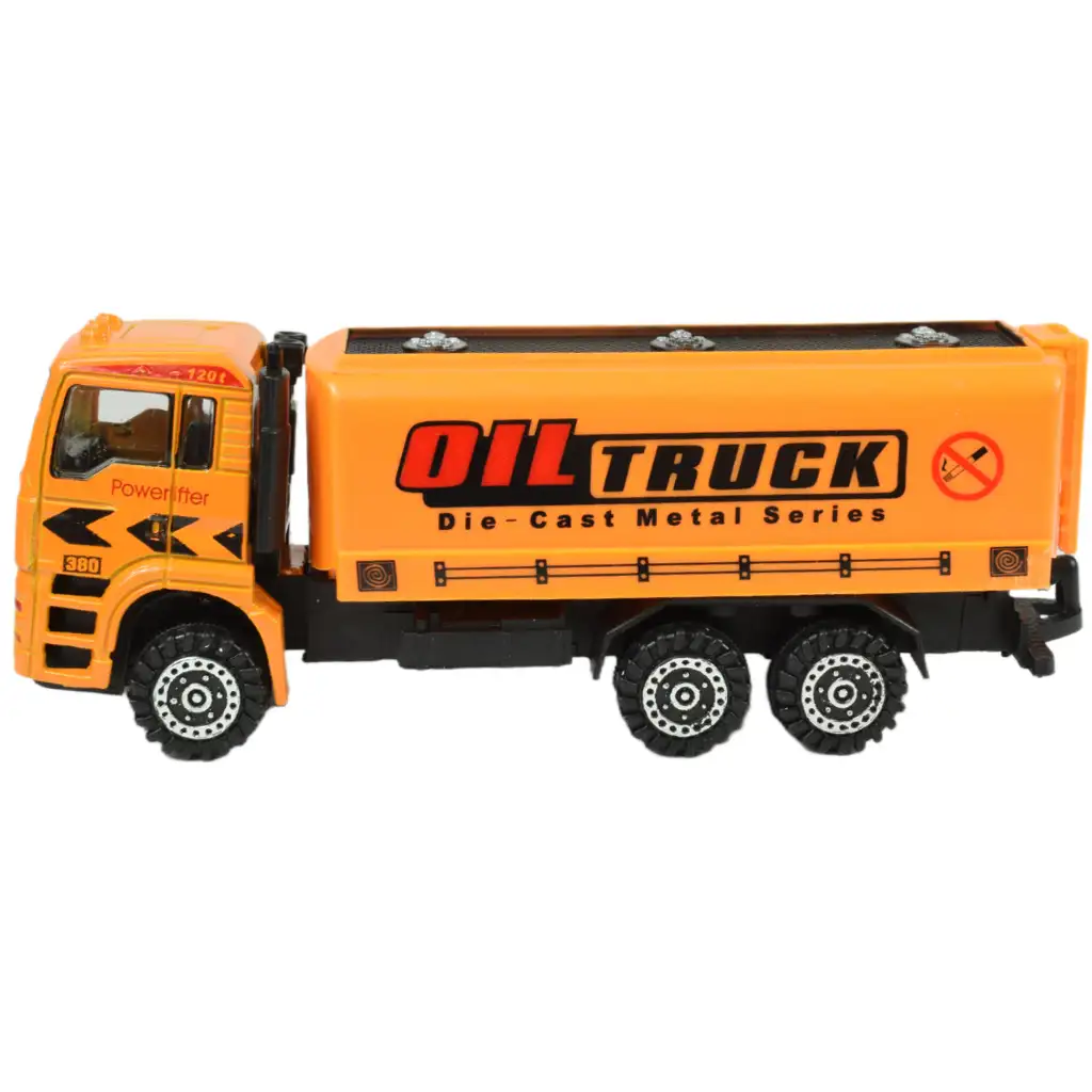 Truck: Fém építőipari járművek többféle változatban 19cm kép 3