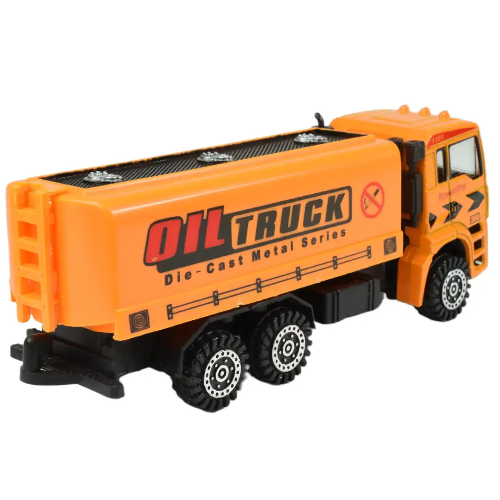 Truck: Fém építőipari járművek többféle változatban 19cm kép 4