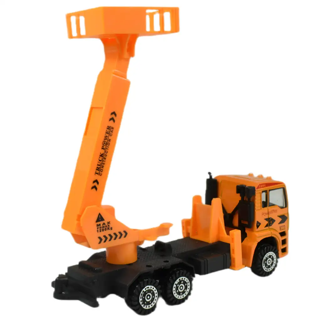 Truck: Fém építőipari járművek többféle változatban 19cm kép 7