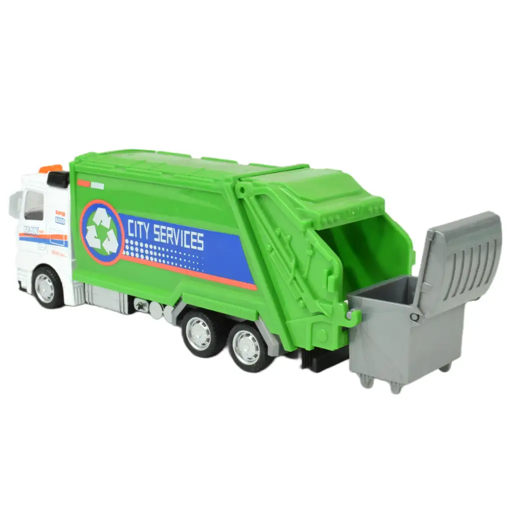 Metal Gear: Fém lendkerekes hulladékszállító kamion többféle változatban 19cm 1db kép 4