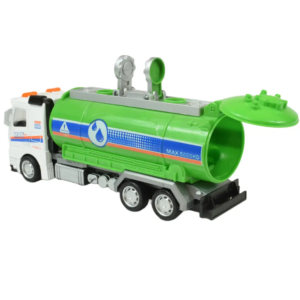 Metal Gear: Fém lendkerekes hulladékszállító kamion többféle változatban 19cm 1db kép 7