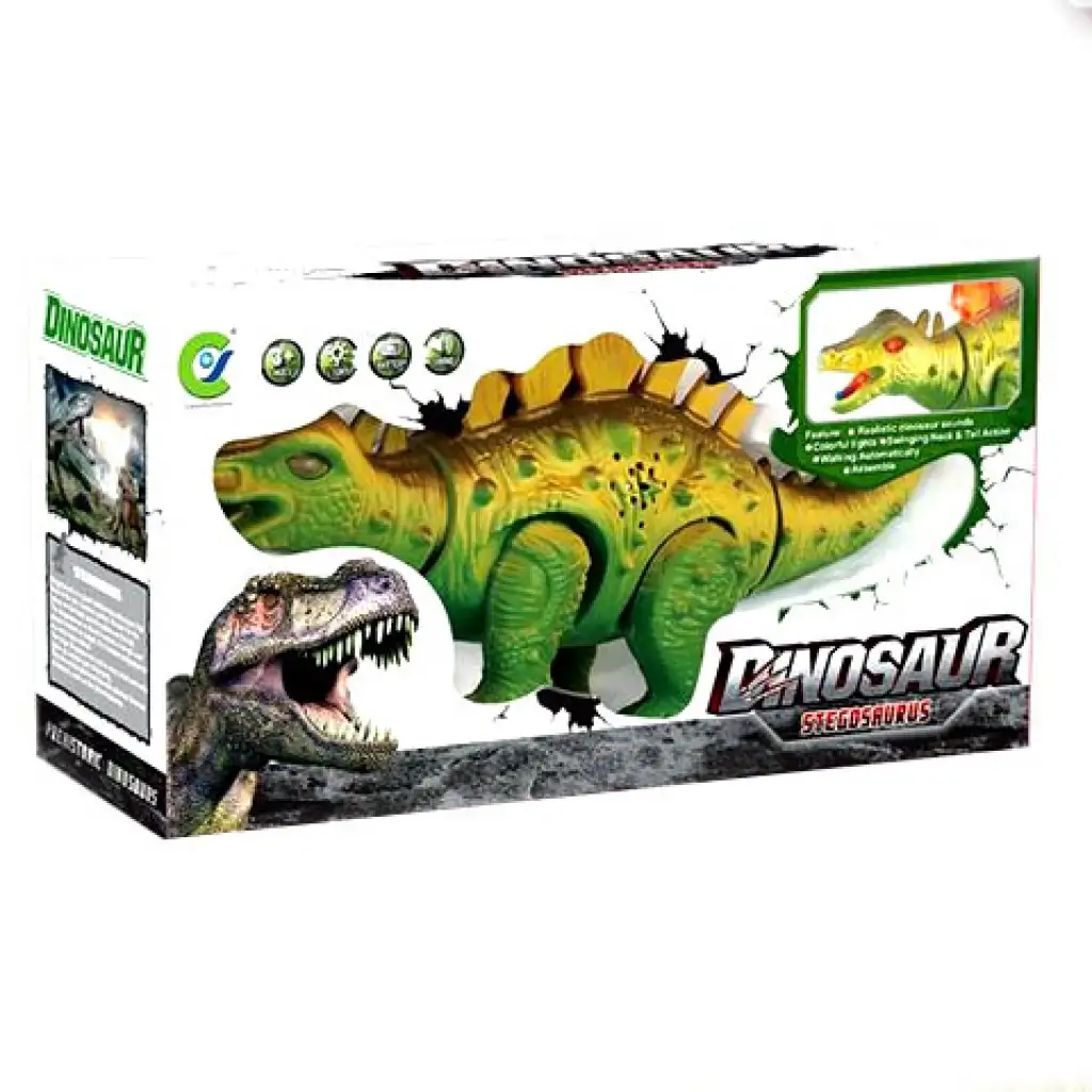 Sétáló sztegoszaurusz robot 28,5cm