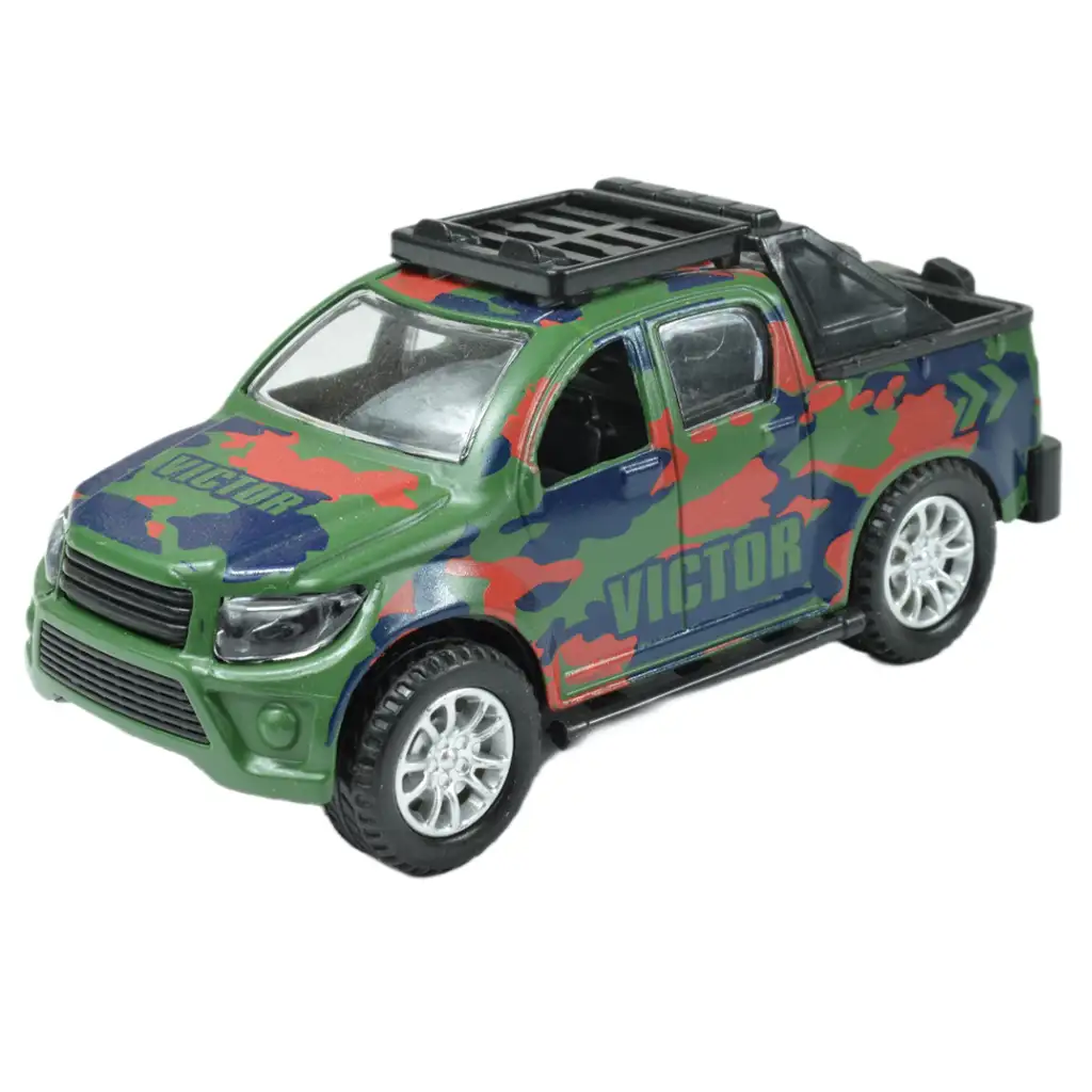 Fast Racer: Lendkerekes PickUp terepjáró többféle változatban 11cm kép 5