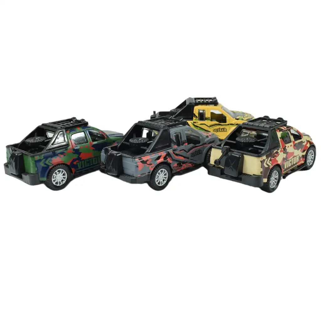 Fast Racer: Lendkerekes PickUp terepjáró többféle változatban 11cm kép 6