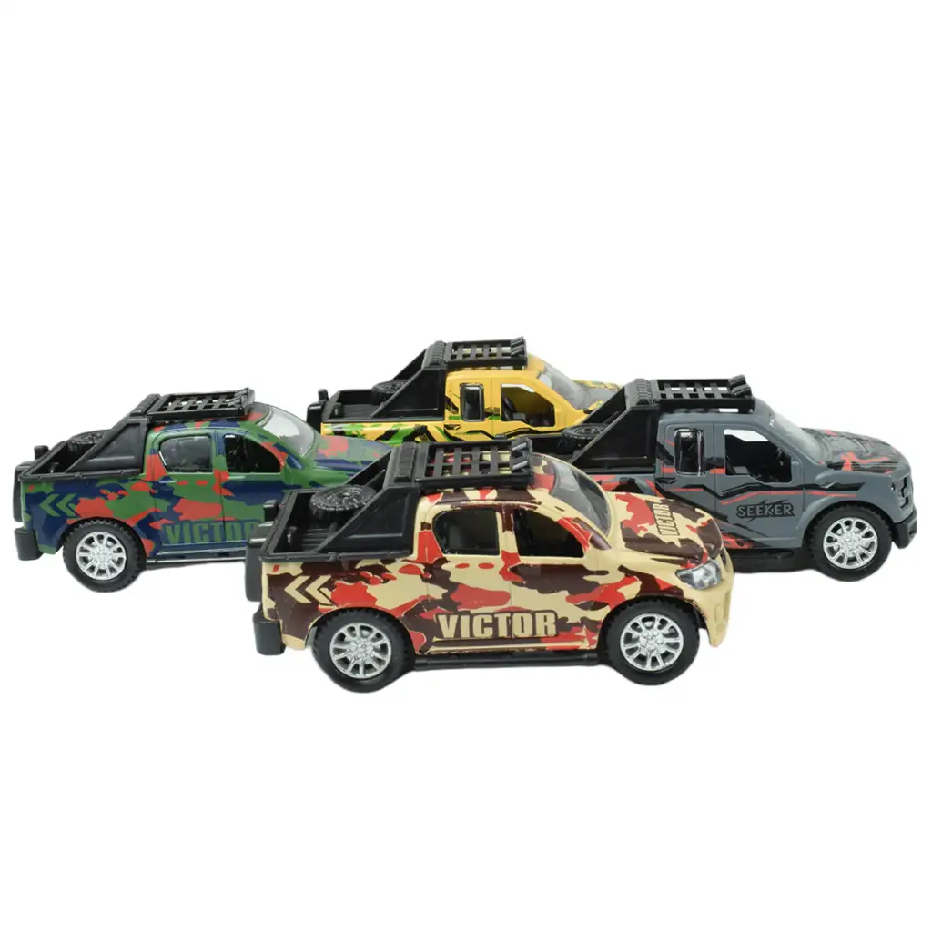 Fast Racer: Lendkerekes PickUp terepjáró többféle változatban 11cm kép 7