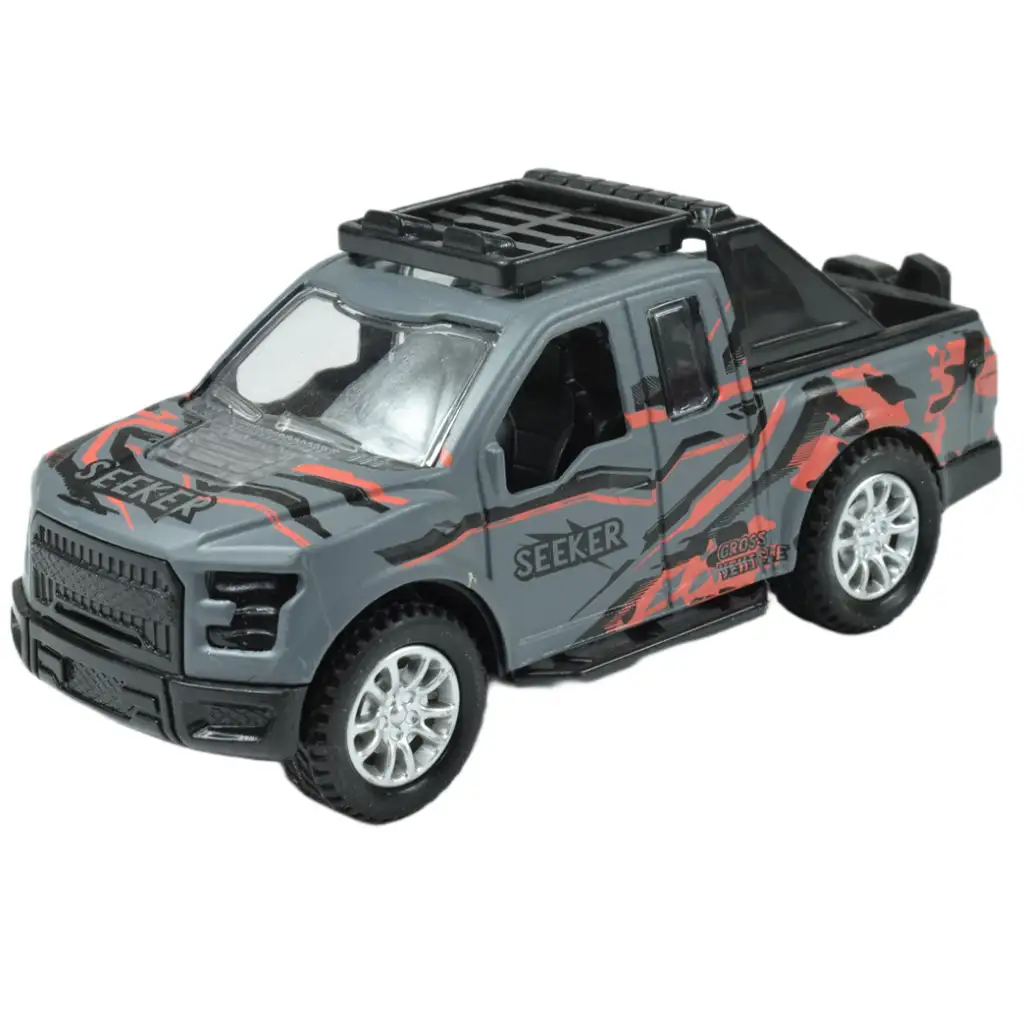 Fast Racer: Lendkerekes PickUp terepjáró többféle változatban 11cm kép 2