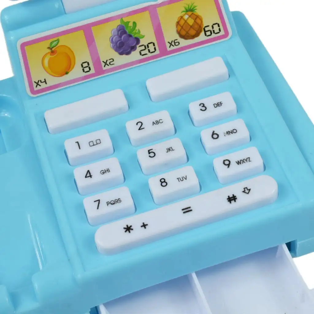 Happy Shopping: Pénztárgép nyitható kasszával kétféle változatban 12,5cm kép 4