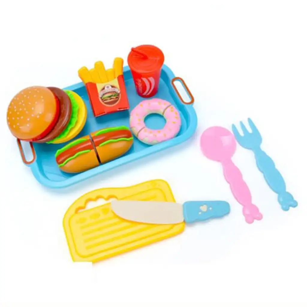 Gyors éttermi menü tálcával 10db-os játékszett