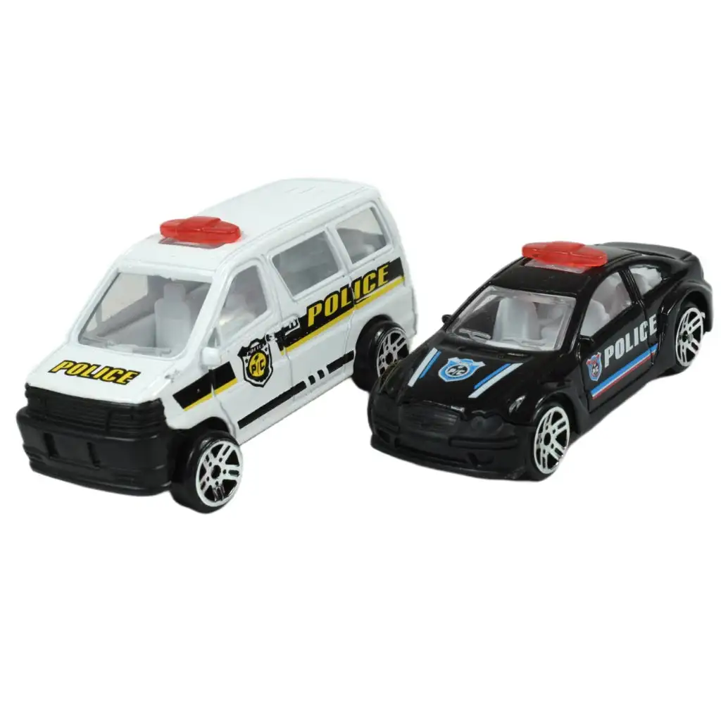 Police Brigade: Rendőrségi kisautó szett kiegészítőkkel kép 2