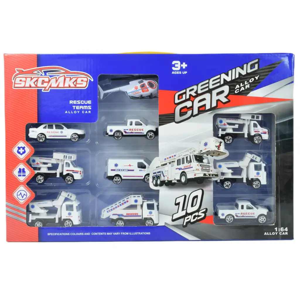 Rescue Teams: 10 db-os mentőcsapat járműszett kép 3