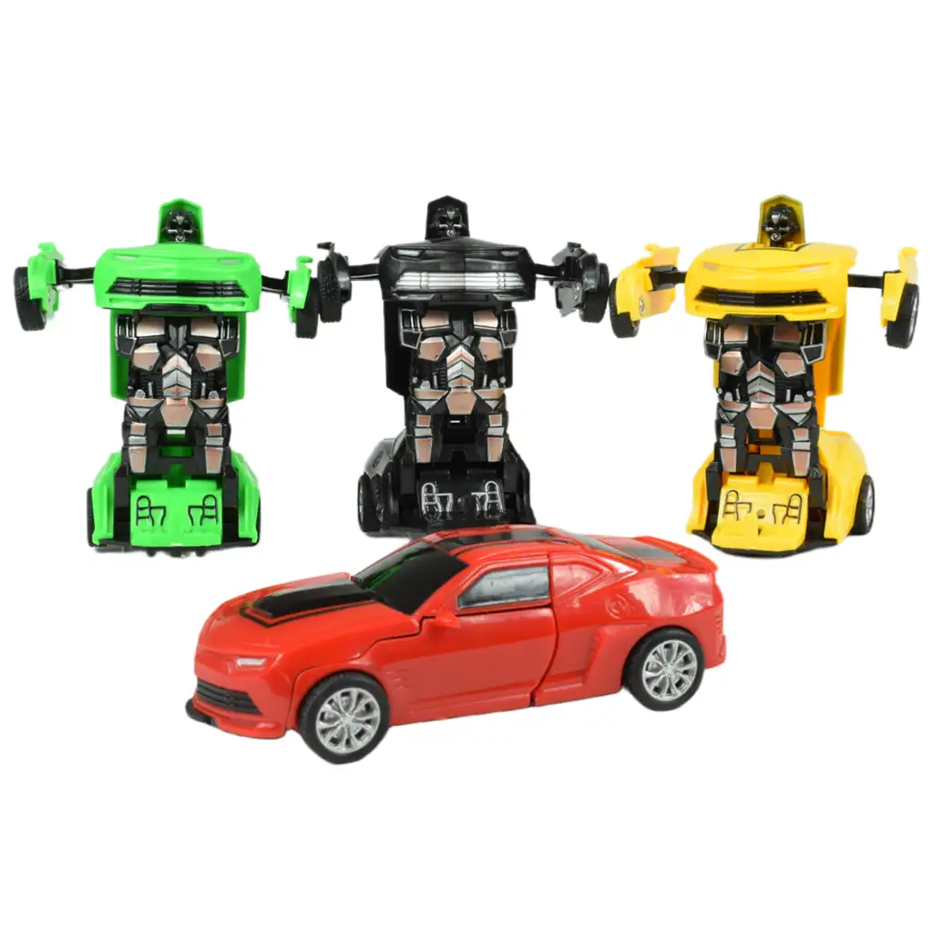 Racing Car: Robottá alakuló lendkerekes sportautó többféle változatban 13cm kép 2