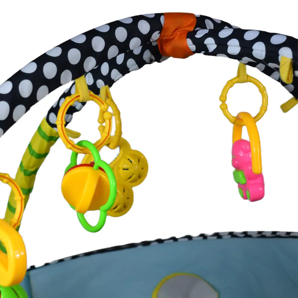 Teknősbékás bébi medence labdákkal és kiegészítőkkel 70x90cm kép 4