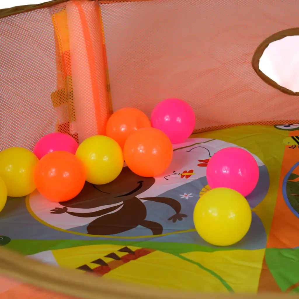 Oroszlános bébi medence labdákkal és kiegészítőkkel 70x90cm kép 4