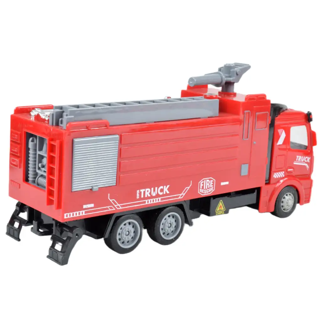 Fire Truck: Hátrahúzós 3db-os tűzoltóautó szett kép 3